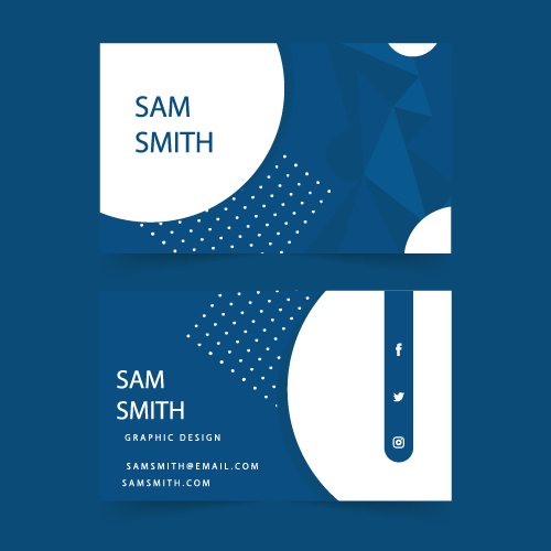 business card template united states